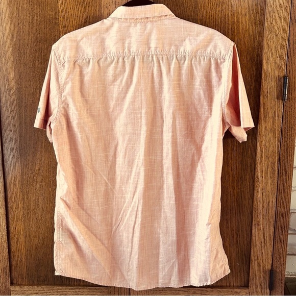Kuhl Peach/Orange Short Sleeve Button Down | Shirt M - Picture 8 of 8